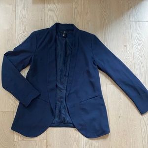 H&M Navy Blazer NWOT